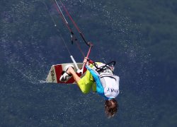 Kite Surfing at Le Morne Mauritius