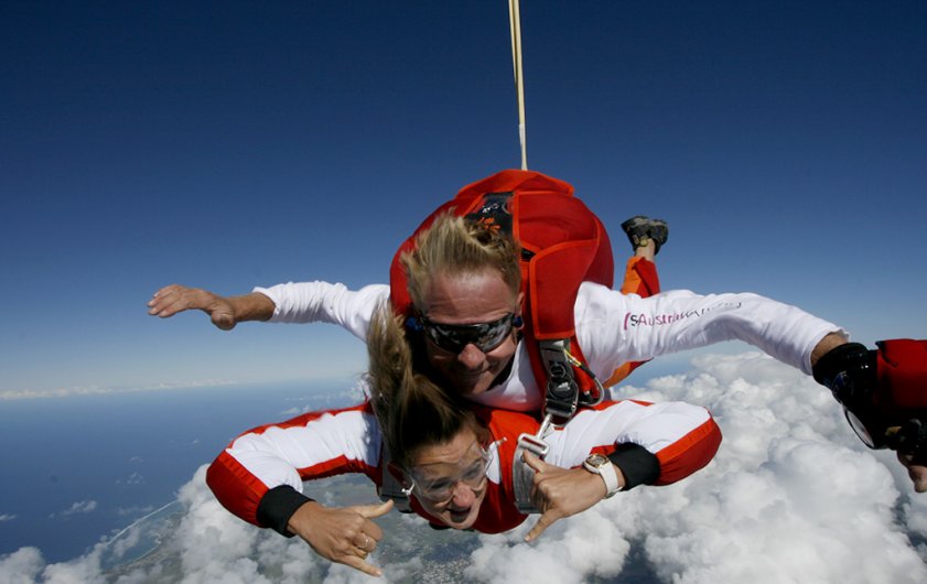 Skydiving in Mauritius